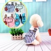 Áo thun thú cưng họa tiết vẽ tay thấm hút mồ hôi, chống rụng lông mèo chó nhỏ