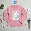 Áo thun thu đông 1.988Kids giữ nhiệt cotton cho bé gái - Hình Happy Ice Cinnamoroll đa màu, giảm giá 112k 5