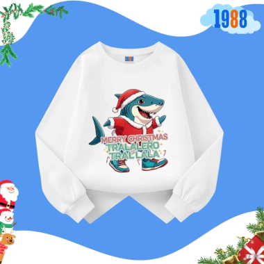 Áo thun thu đông Italian Brainrot Noel cho bé trai bé gái, cổ tròn, bo gấu, giảm còn 120k giá gốc 153.600