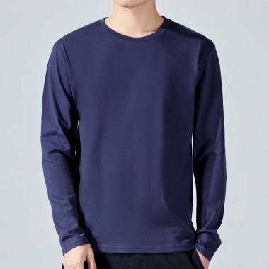 Áo Thun Thu Đông Nam Dài Tay Cổ Tròn Cotton Mềm Mại Co Giãn Giữ Nhiệt - Giá chỉ 99.000₫