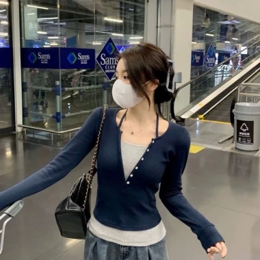 Áo thun thu đông nữ dài tay phong cách hottrend QCCC co giãn mềm mịn BIG SIZE KUNKUN SP350 giảm còn 109.000đ