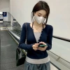 Áo thun thu đông nữ dài tay phong cách hottrend QCCC co giãn mềm mịn BIG SIZE KUNKUN SP350 giảm còn 109.000đ 7