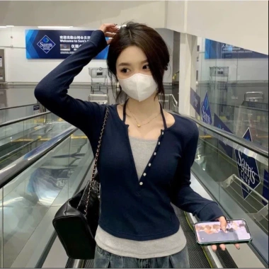 Áo thun thu đông nữ dài tay phong cách hottrend QCCC co giãn mềm mịn BIG SIZE KUNKUN SP350 giảm còn 109.000đ