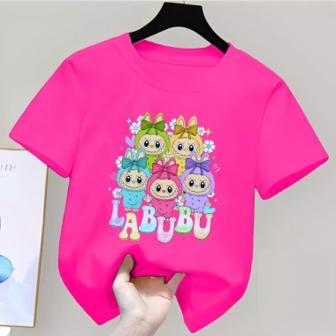 Áo Thun Trắng Bé Gái DTF Xu Hướng - Sơ Mi Thoải Mái, Giá Ưu Đãi 143k