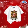 Áo thun trắng Tung Tung Tung Sahur Christmas - áo cotton cho bé, 90.000₫