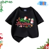 Áo thun trẻ em 1.988 màu đen in ông già Noel - Cotton 15‑56kg, Giáng sinh, giá ưu đãi 90.000đ 4