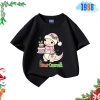 Áo thun trẻ em 1.988 màu đen in ông già Noel - Cotton 15‑56kg, Giáng sinh, giá ưu đãi 90.000đ 8