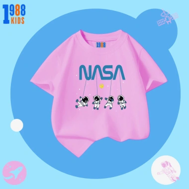 Áo thun trẻ em 1.988Kids NASA cotton co giãn 4 chiều mát nhẹ, dành cho bé - Giá 90.000đ