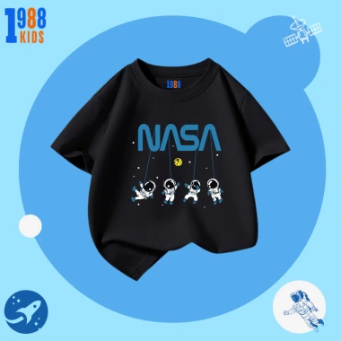 Áo thun trẻ em 1.988Kids NASA cotton co giãn 4 chiều mát nhẹ, dành cho bé - Giá 90.000đ