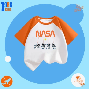 Áo thun trẻ em 1.988Kids NASA cotton co giãn 4 chiều mát nhẹ, dành cho bé - Giá 90.000đ