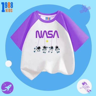 Áo thun trẻ em 1.988Kids NASA cotton co giãn 4 chiều mát nhẹ, dành cho bé - Giá 90.000đ