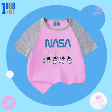 Áo thun trẻ em 1.988Kids NASA cotton co giãn 4 chiều mát nhẹ, dành cho bé - Giá 90.000đ