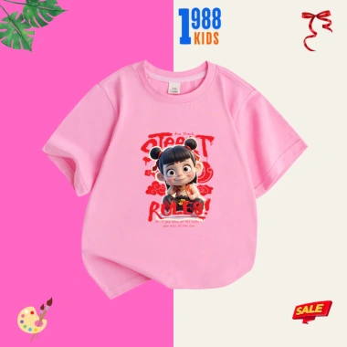 Áo thun trẻ em cao cấp in Na Tra sắc nét, cotton co giãn, size 1-8 tuổi, giá 108.000 VND (giảm từ 135.000 VND)