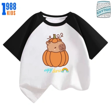 Áo thun trẻ em Capybara Bí Ngô nhiều màu cotton mát, thoáng khí, size 15-40kg TE135 giá ưu đãi 90.000₫ 8 Áo thun trẻ em Capybara Bí Ngô nhiều màu cotton mát, thoáng khí, size 15-40kg TE135 giá ưu đãi 90.000₫ 8