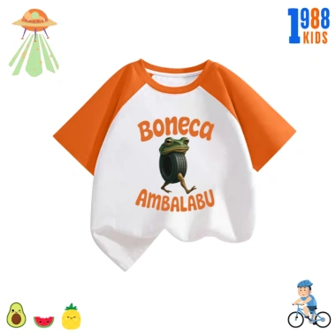 Áo thun trẻ em cotton 4 chiều mát, in hình bombadino crocodile, tralarelo, giá 90.000₫ 3