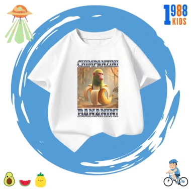 Áo thun trẻ em cotton 4 chiều mát, in hình bombadino crocodile, tralarelo, giá 90.000₫ 9