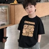 Áo thun trẻ em cotton họa tiết hoạt hình dễ thương, cổ tròn tay ngắn - 85.999đ COD HCM