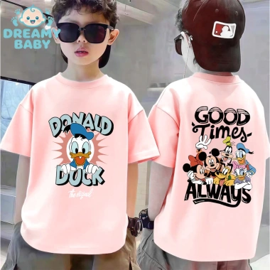Áo thun trẻ em DREAMY BABY màu đỏ - Phong cách sành điệu khi ra ngoài, COD Hồ Chí Minh, giá ưu đãi 100.333₫