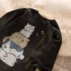 Áo Thun Trẻ Em Hình Mèo Hàn Quốc Cổ Tròn 100% Cotton - Giá giảm còn 143.332đ