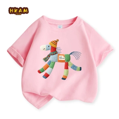 Áo thun trẻ em HKAM 100% Cotton mềm mại, in hình Muppet - Giá chỉ 89.000 dong
