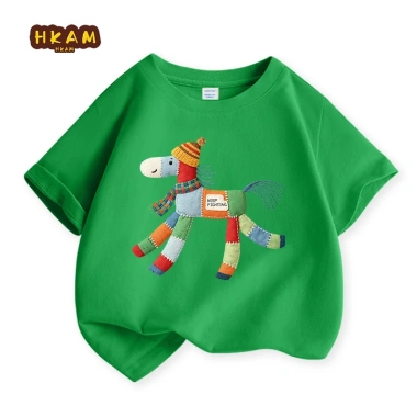 Áo thun trẻ em HKAM 100% Cotton mềm mại, in hình Muppet - Giá chỉ 89.000 dong