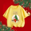 Áo thun trẻ em họa tiết cây thông Noel in đặc biệt tay ngắn - giá ưu đãi 100.333 VND 3
