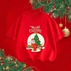 Áo thun trẻ em họa tiết cây thông Noel in đặc biệt tay ngắn - giá ưu đãi 100.333 VND 7