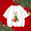 Áo thun trẻ em họa tiết cây thông Noel in đặc biệt tay ngắn - giá ưu đãi 100.333 VND 10