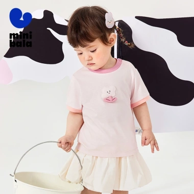Áo thun trẻ em minibala mùa hè mềm mại, thân thiện da, bền giữ form - Giảm giá 23% 6 Áo thun trẻ em minibala mùa hè mềm mại, thân thiện da, bền giữ form - Giảm giá 23% 6