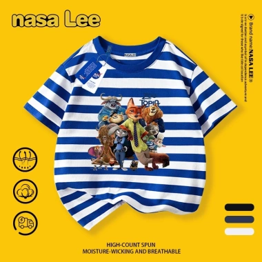 Áo thun trẻ em NASA tay ngắn cotton thoáng khí in Zootopia giao ngày giá 85k 6
