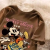 Áo thun trẻ em phong cách Hàn Quốc cute cotton hình con chuột cổ ngắn - giá chỉ 86.999 VND 3