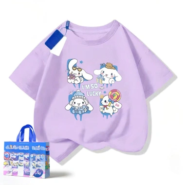 Áo thun trẻ em Sanrio hoạt hình Nhật Bản, nửa tay đáng yêu - giảm còn 100.333 VND