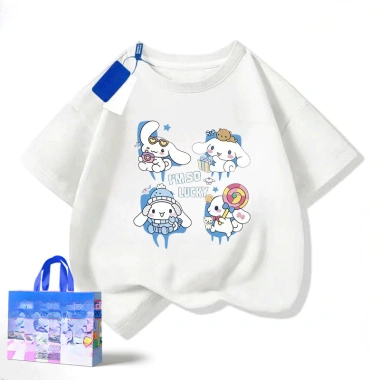Áo thun trẻ em Sanrio hoạt hình Nhật Bản, nửa tay đáng yêu - giảm còn 100.333 VND