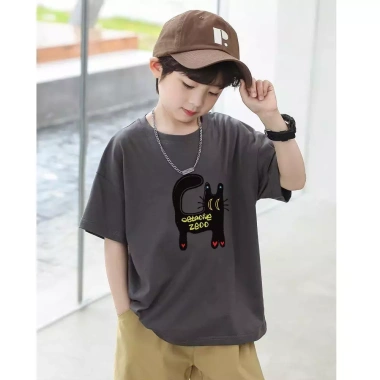 Áo Thun Trẻ Em Unisex 100% Cotton Cổ Tròn Ngắn Tay 2-14 Tuổi Giá 143.332 VND 8