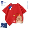Áo thun trẻ em Unisex họa tiết Capybara NASA – xu hướng 2.025, giao ngay, 89.000₫ 6