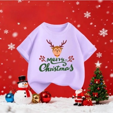 Áo thun tròn cổ đỏ Giáng sinh trẻ em size T36 - Giá ưu đãi 85.999₫ 5