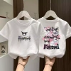 Áo thun tròn cổ Kuromi ngắn tay thoải mái, chức năng, giảm giá 86.999₫ 3