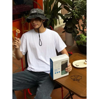 Áo thun trơn Kirk.L-A-N-D Unisex Oversize - Cổ tròn, nam nữ, giá chỉ 113.900 VND
