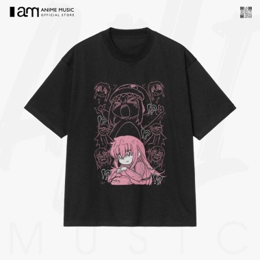 Áo thun Unisex Bocchi The Rock Kawaii Oversized 100% Cotton ngắn tay 220.000 VND