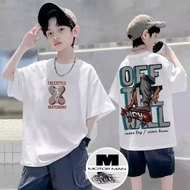 Áo thun unisex cổ tròn phong cách thể thao skateboarding cho thiếu niên Giá 143,332₫ 4