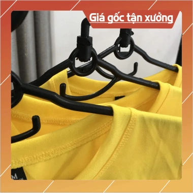 Áo thun unisex cổ tròn tay ngắn màu vàng - FREE thiết kế in ấn, giá 38.000đ 5