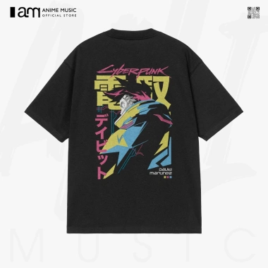 Áo thun Unisex Cyberpunk Edgerunners David Digital Art Oversized 100% Cotton ngắn tay Giá chỉ 240.000 VND