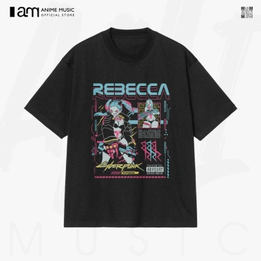 Áo thun Unisex Cyberpunk Edgerunners Rebecca Digital Art Oversized 100% Cotton ngắn tay - Giá chỉ 220.000₫