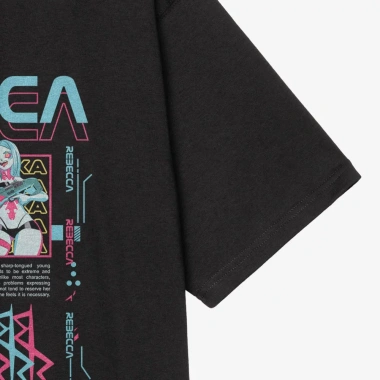 Áo thun Unisex Cyberpunk Edgerunners Rebecca Digital Art Oversized 100% Cotton ngắn tay - Giá chỉ 220.000₫