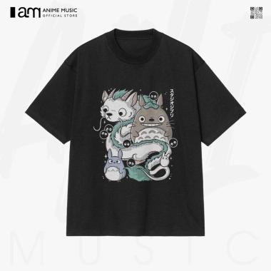 Áo thun unisex Ghibli Magical Beings Oversized 100% cotton ngắn tay - Giá 220.000đ