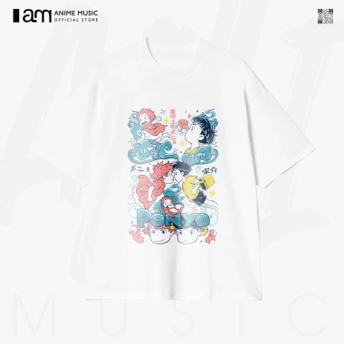 Áo thun unisex Ghibli Ponyo art oversized 100% cotton ngắn tay - Giá chỉ 220.000₫ 6 Áo thun unisex Ghibli Ponyo art oversized 100% cotton ngắn tay - Giá chỉ 220.000₫ 6