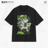 Áo thun unisex JoJo Bizarre Jolyne Jotaro oversized 100% cotton ngắn tay - 176k