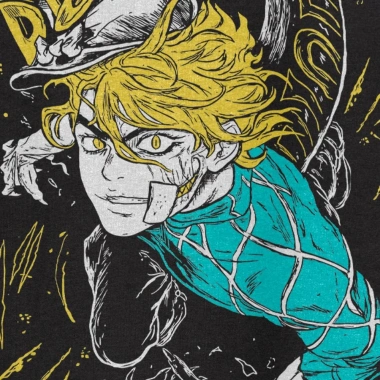 Áo thun Unisex JoJos Bizarre Adventure Diego Brando Digital Art Oversized 100% Cotton - 220.000₫