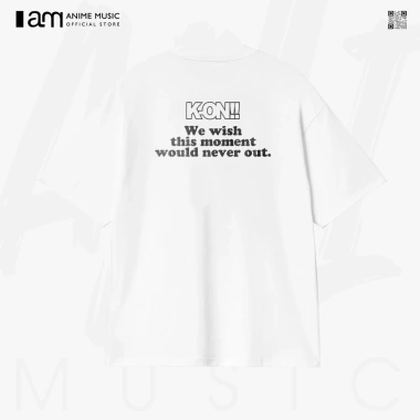 Áo thun Unisex K-ON We Love Oversized 100% Cotton ngắn tay giá ưu đãi 240.000₫ 2