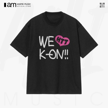 Áo thun Unisex K-ON We Love Oversized 100% Cotton ngắn tay giá ưu đãi 240.000₫ 10